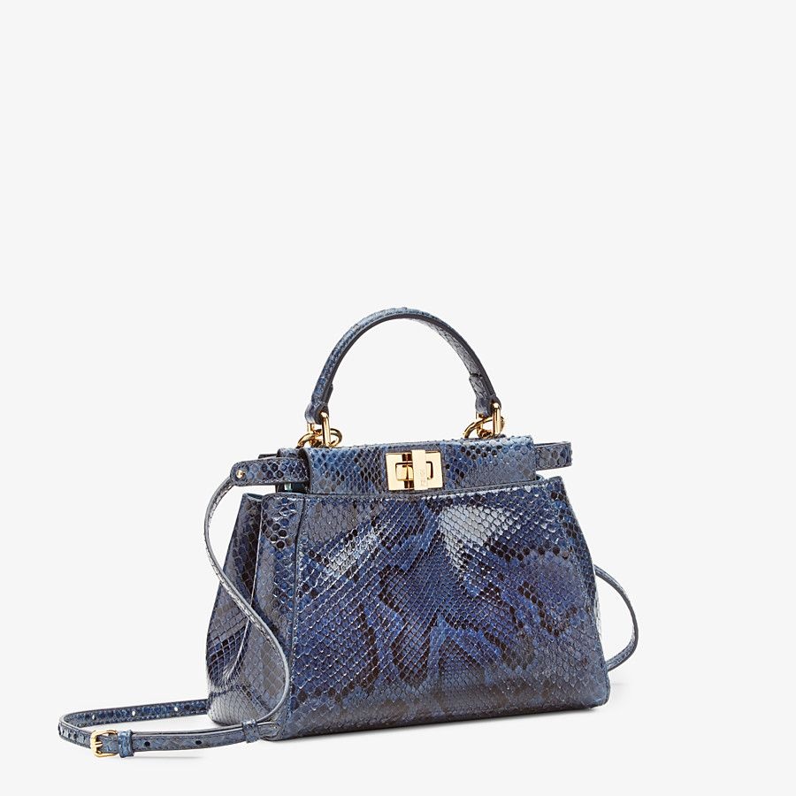 Blue python bag - 2