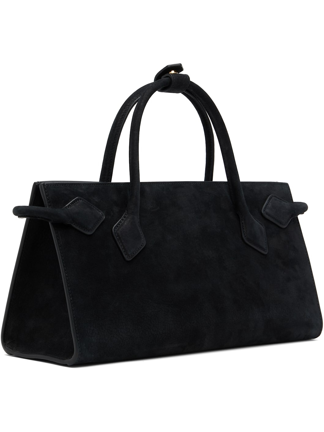 Black Small Hand Tote - 3