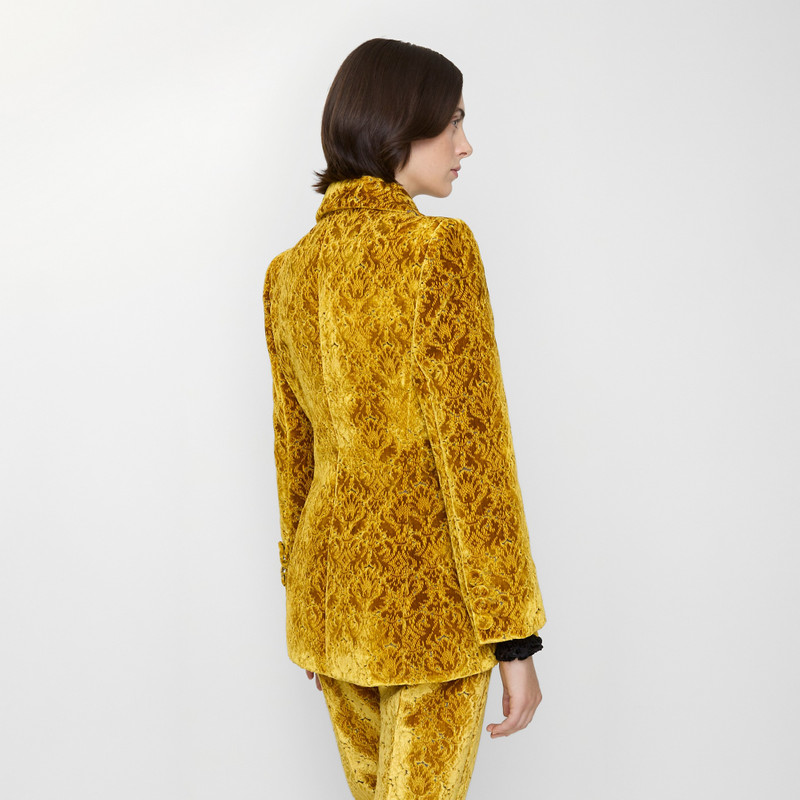 Baroque Velvet Blazer 3