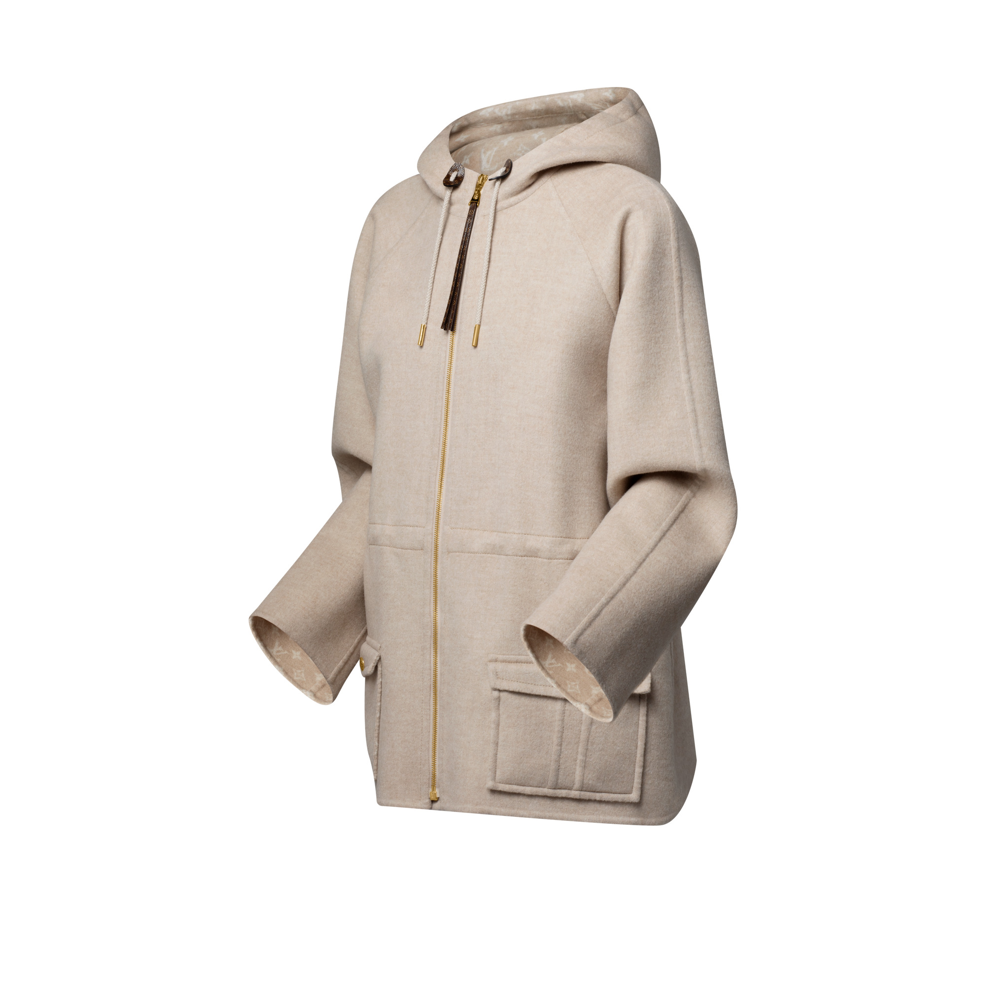 Double Face Hooded Parka - 2