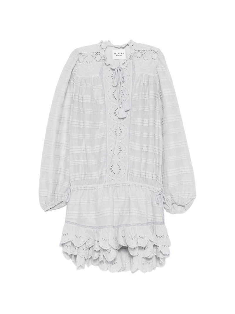 Preya ruffled cotton mini dress 1