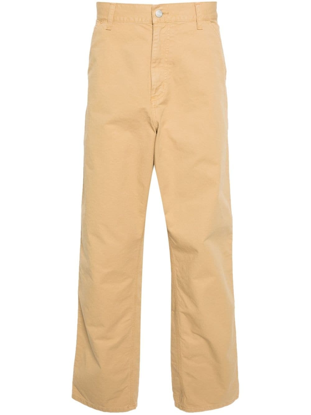 Single Knee straight-leg trousers - 1