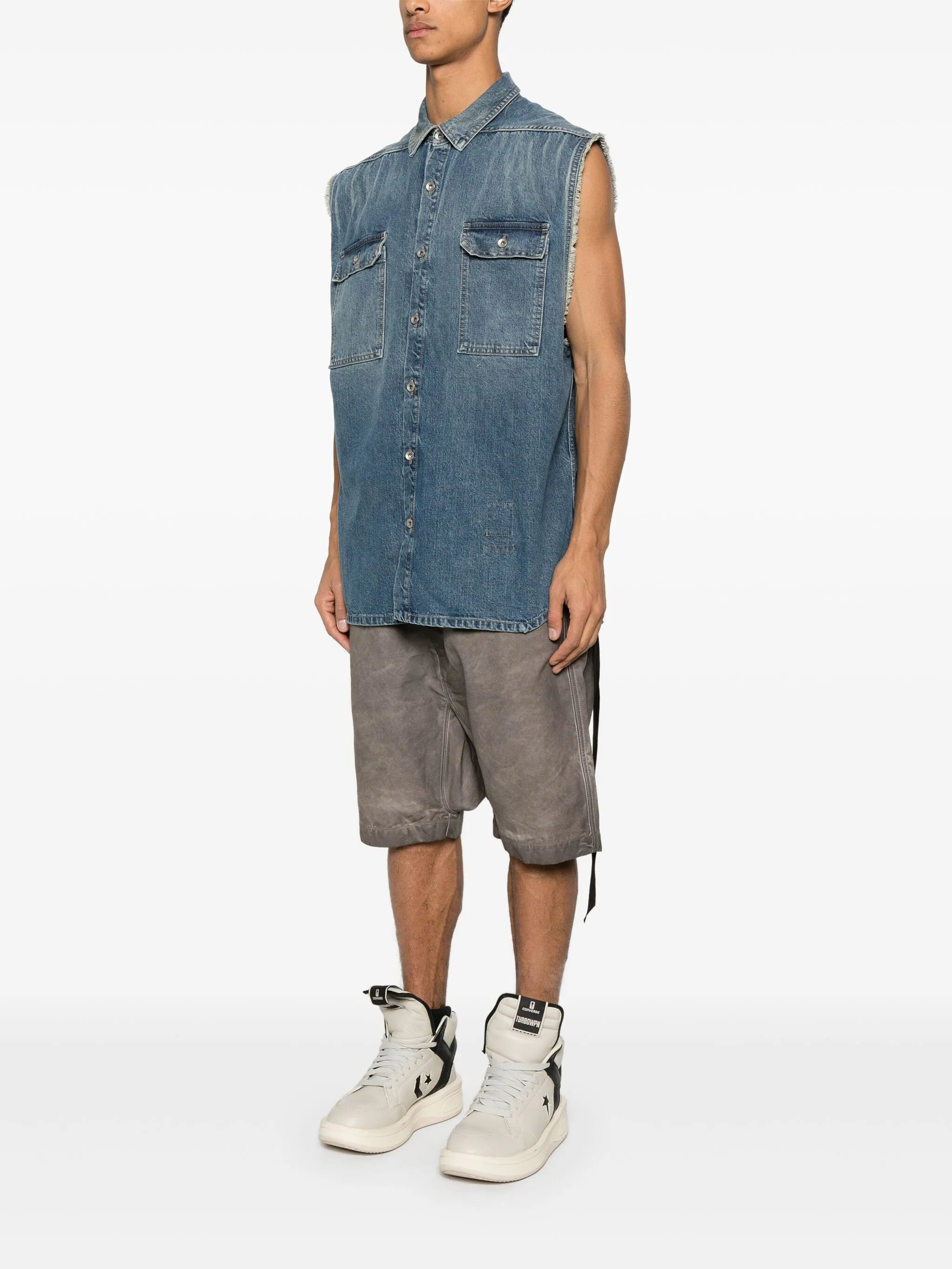 Rick Owens Drkshdw SL Tommy Jumbo Gilet - 5