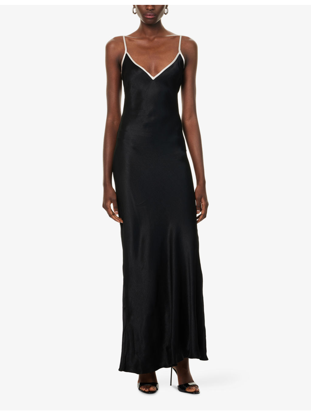 Sol Tie Shoulder-Straps Woven Maxi Dress - 3