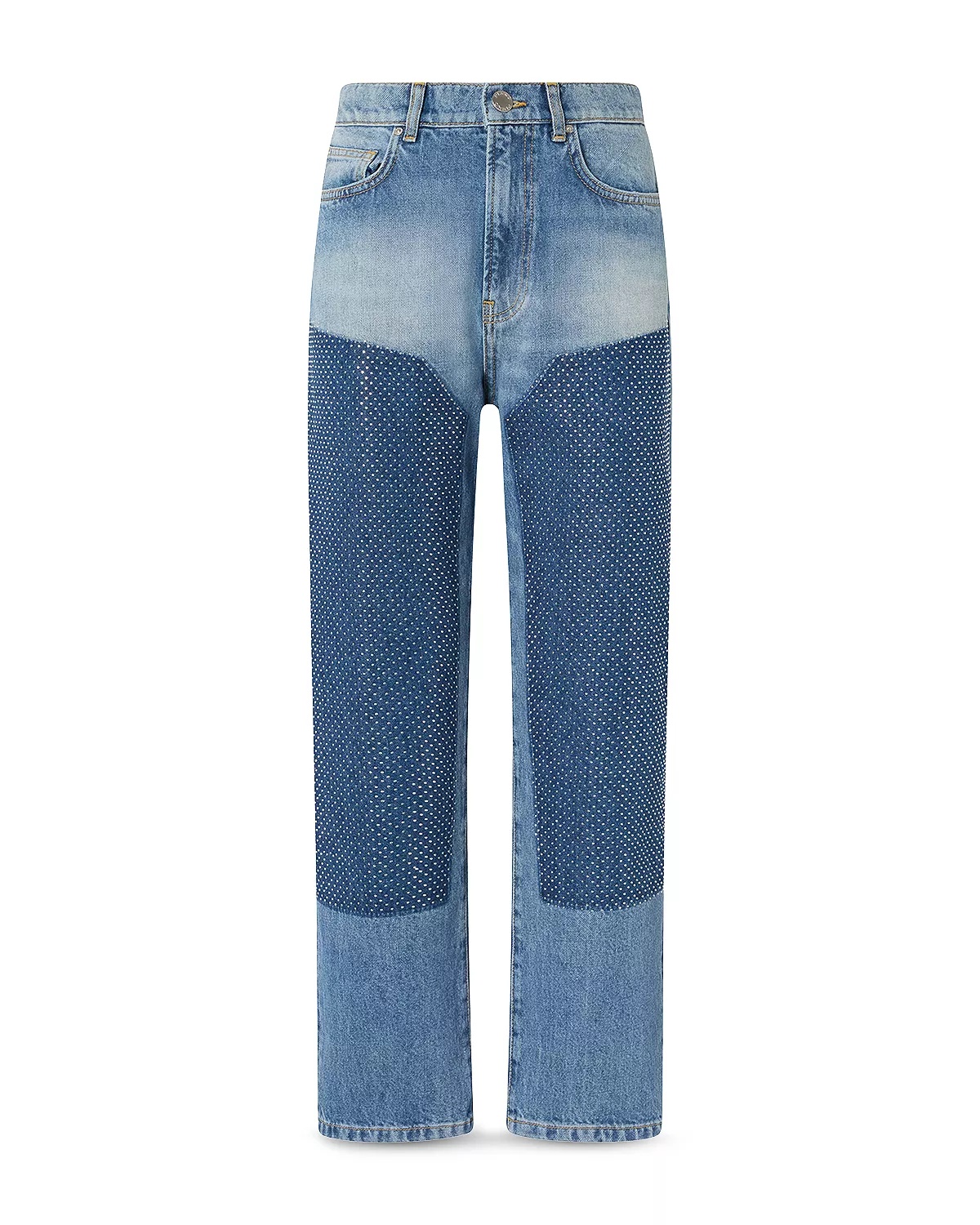 Rose Straight Leg Jeans in Mid Wash - 5