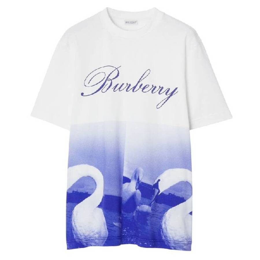 Burberry Swan Graphic T-Shirt - 5