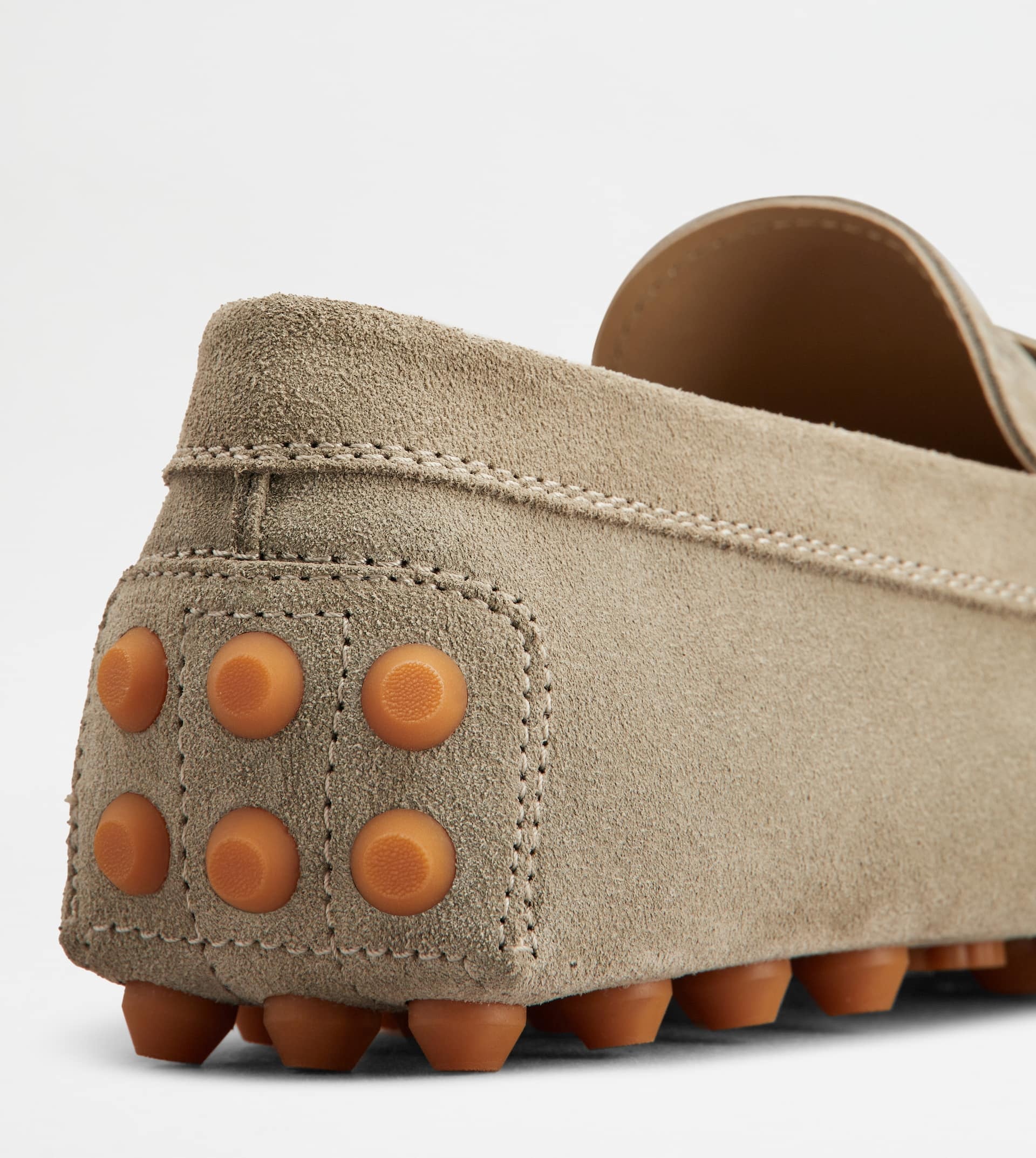 TOD'S GOMMINO BUBBLE IN SUEDE - BEIGE, ORANGE - 5