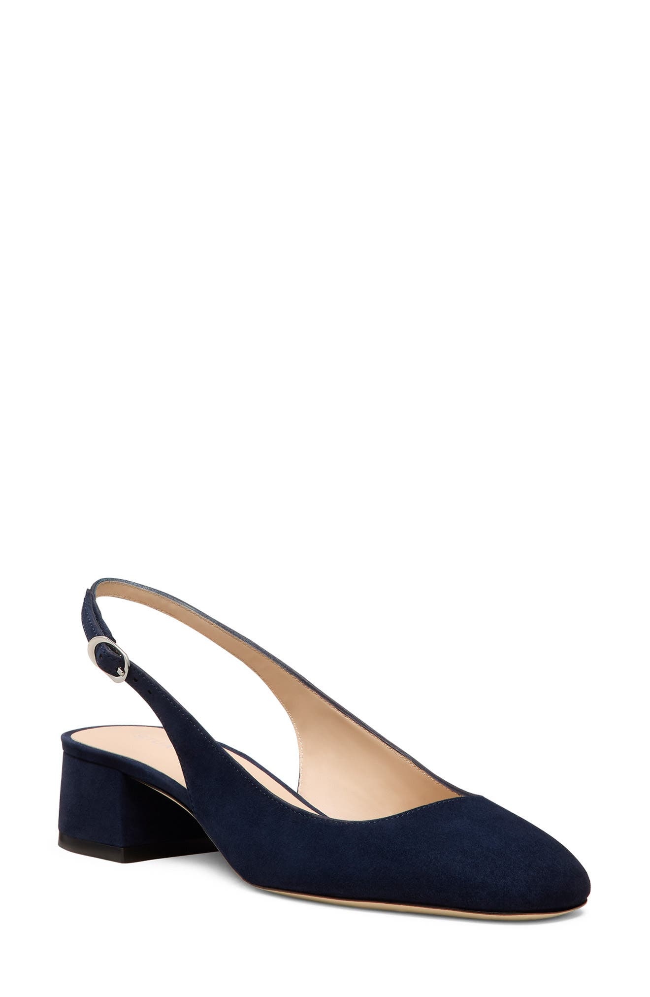 Stuart Weitzman Maeve Slingback Pump in Nice Blue at Nordstrom - 1