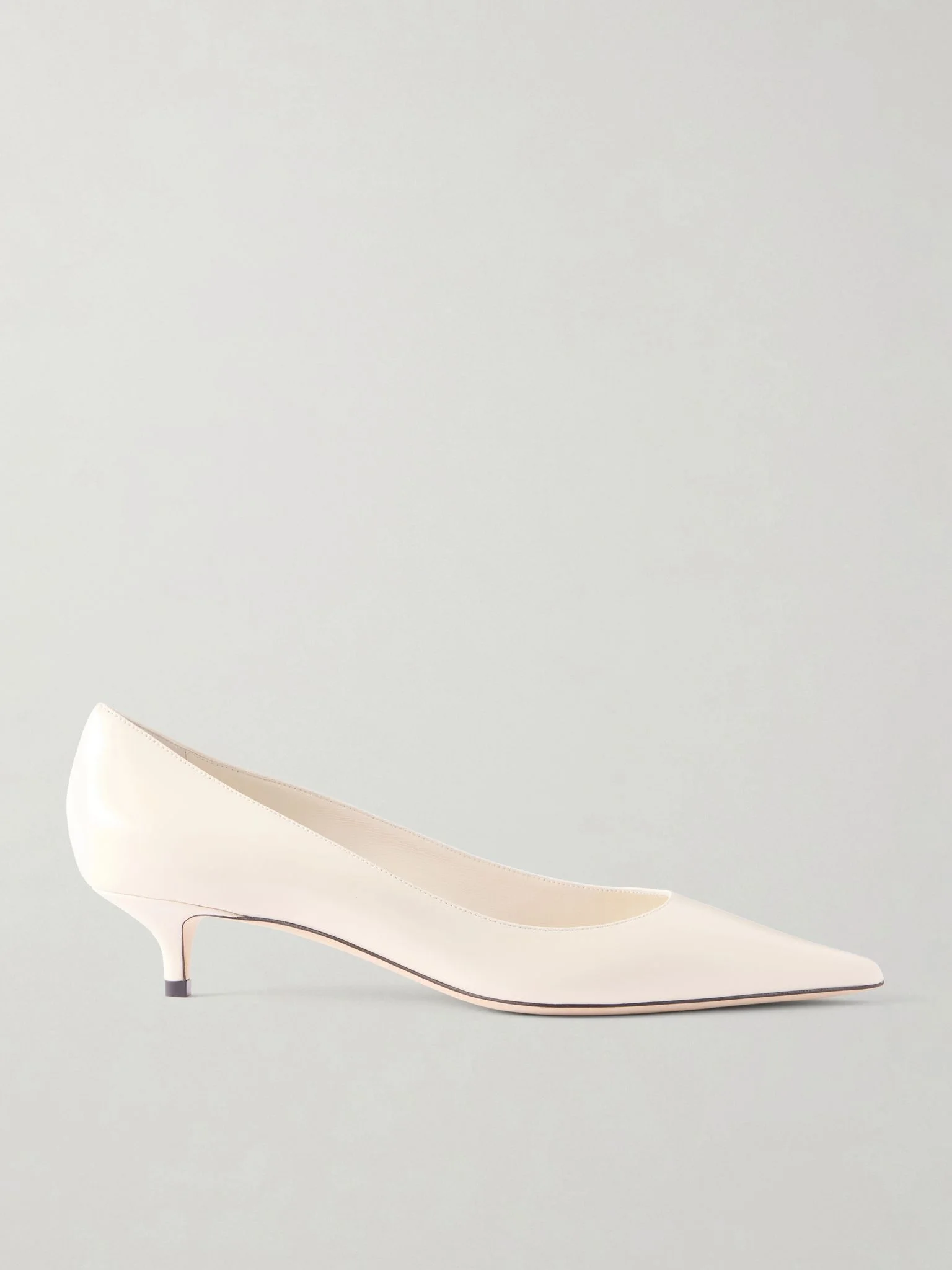 Amelia 30 leather pumps Ivory - 1