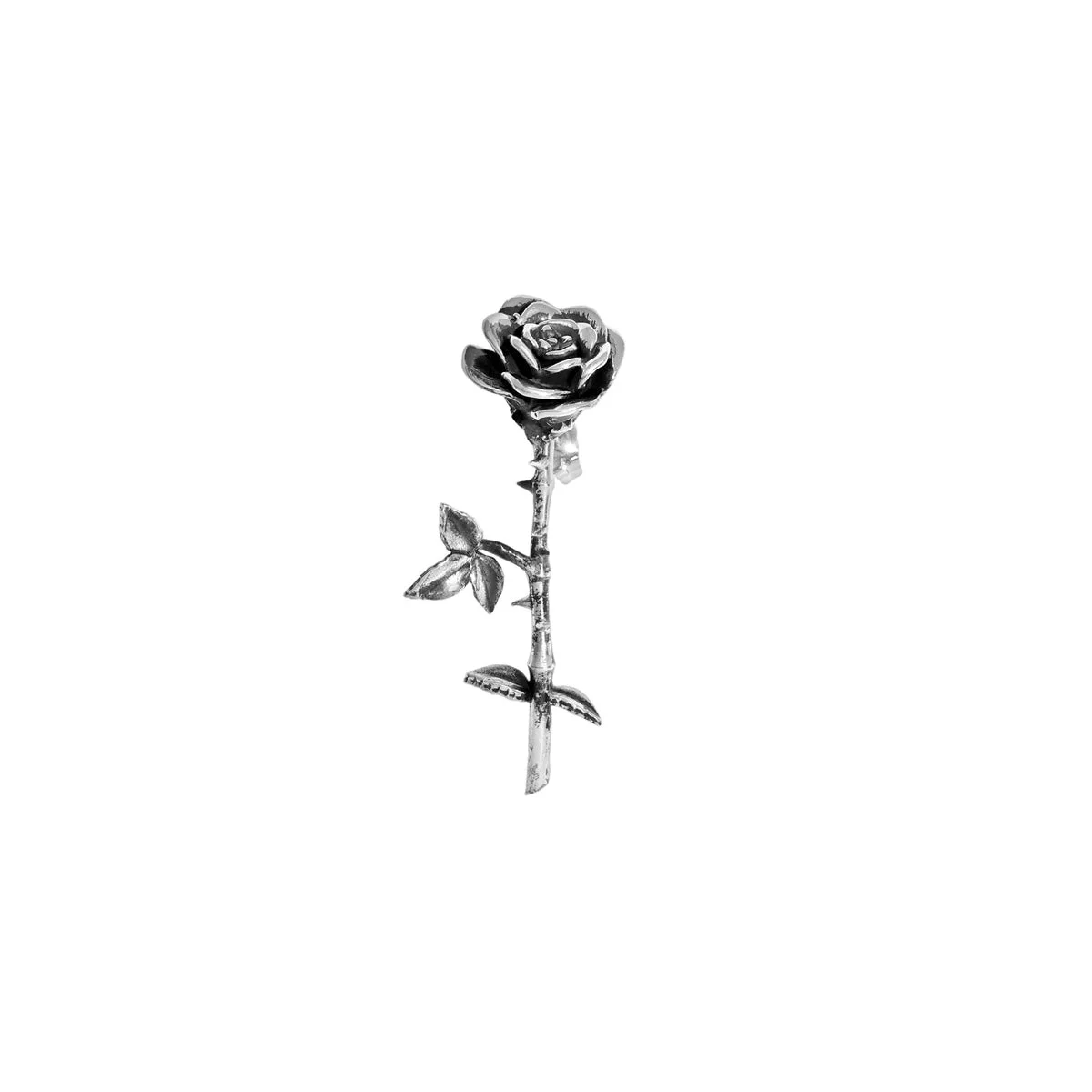 ROSE EARRING (SILVER) - 1
