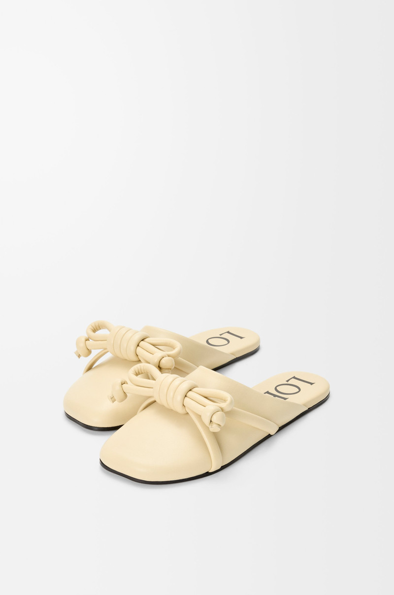 Loewe Flamenco Knot mule in lambskin outlook