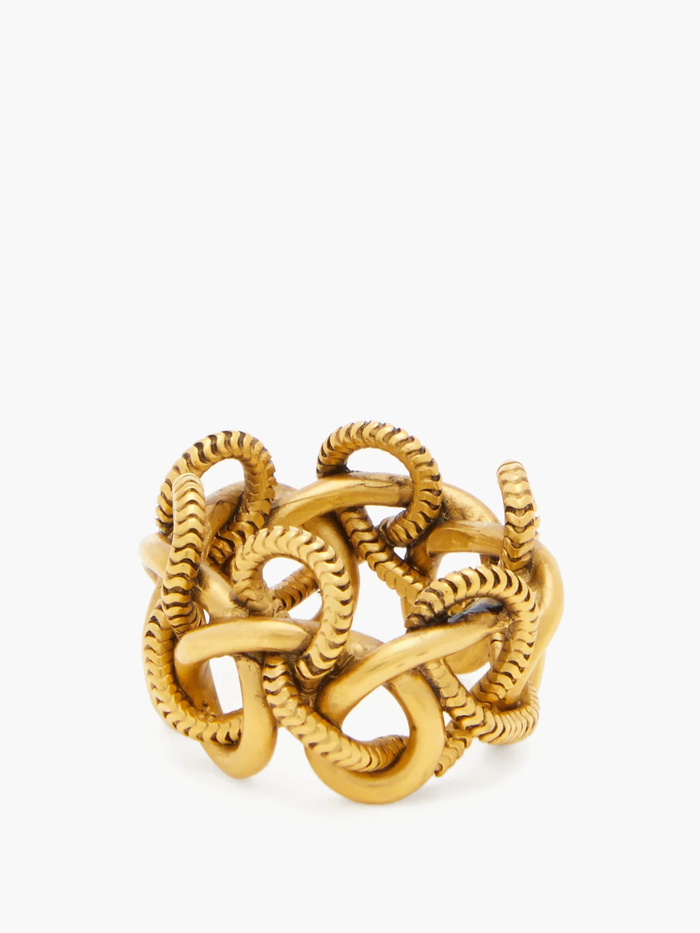 Knotted rope ring - 4