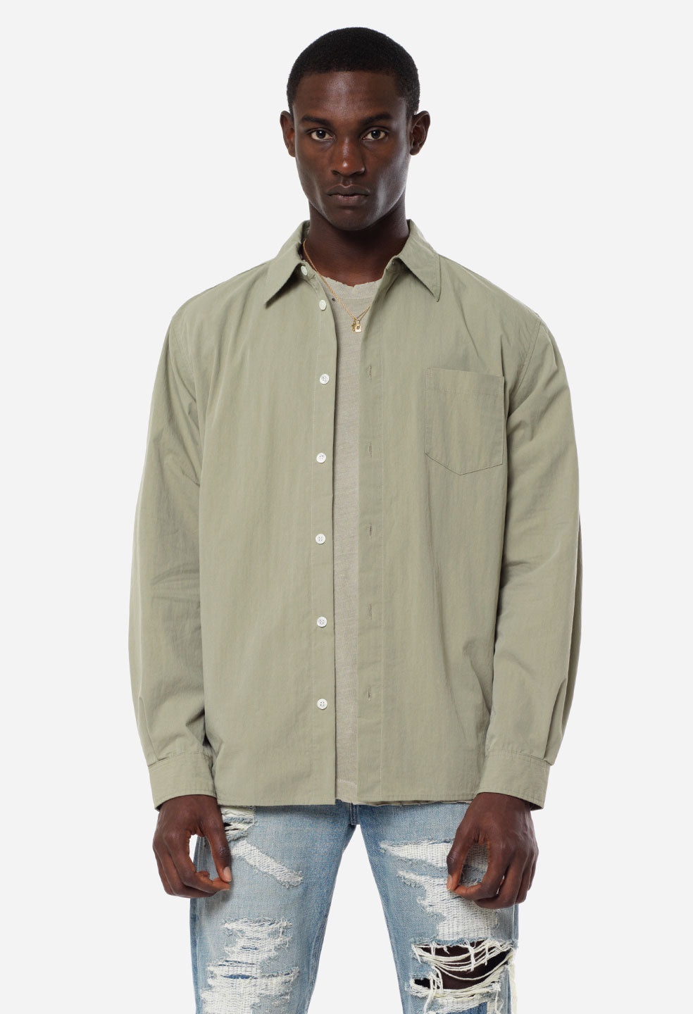 CLOAK BUTTON UP - 2