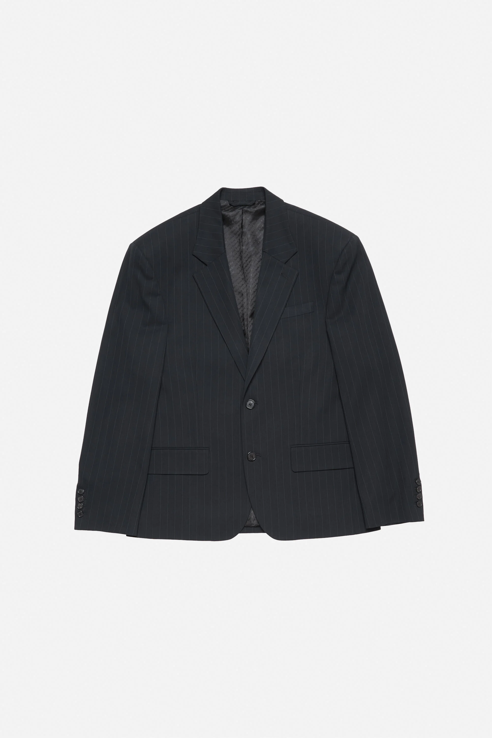 Relaxed fit suit jacket - Navy - 1