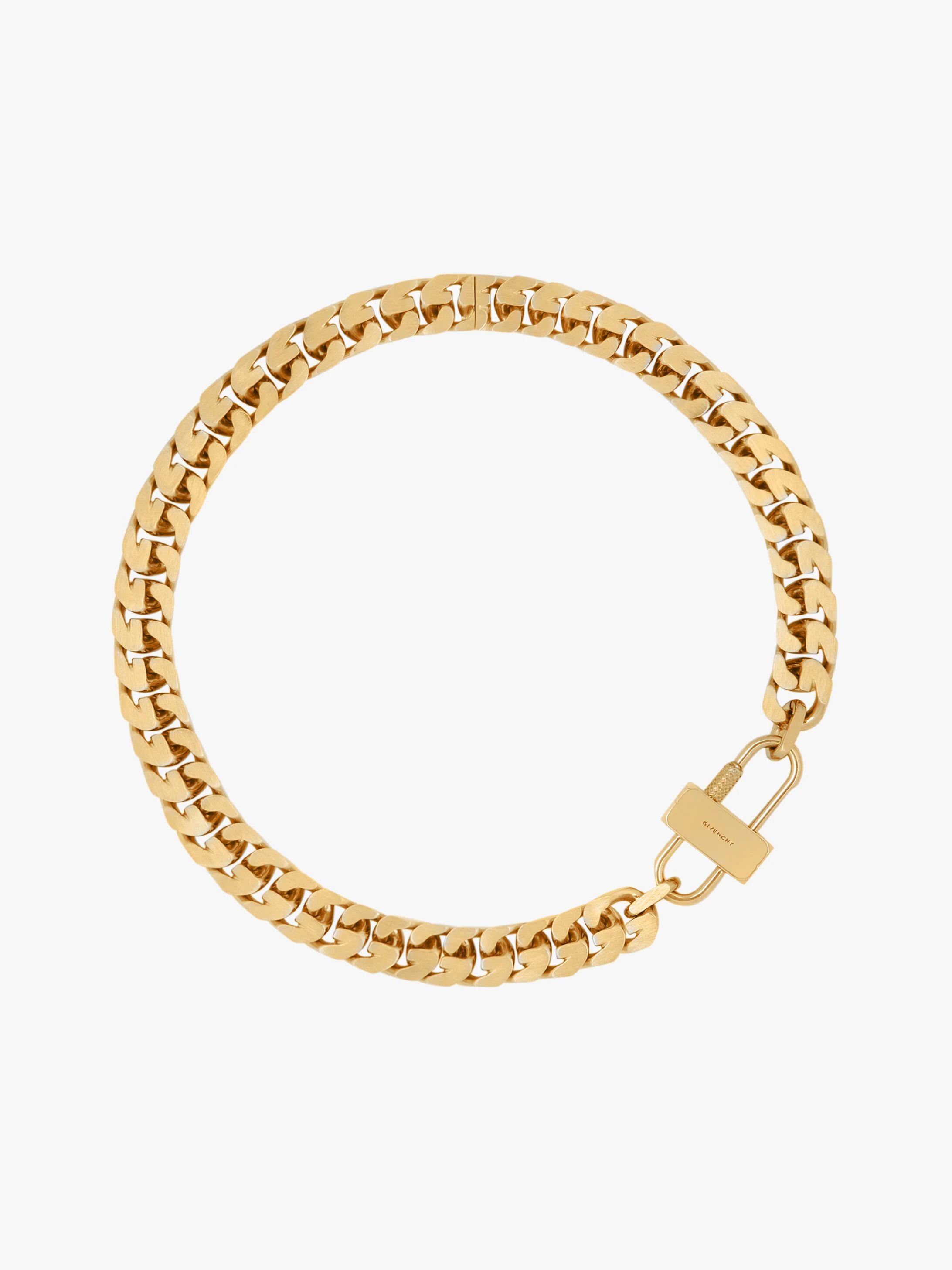 Givenchy G CHAIN LOCK NECKLACE | REVERSIBLE