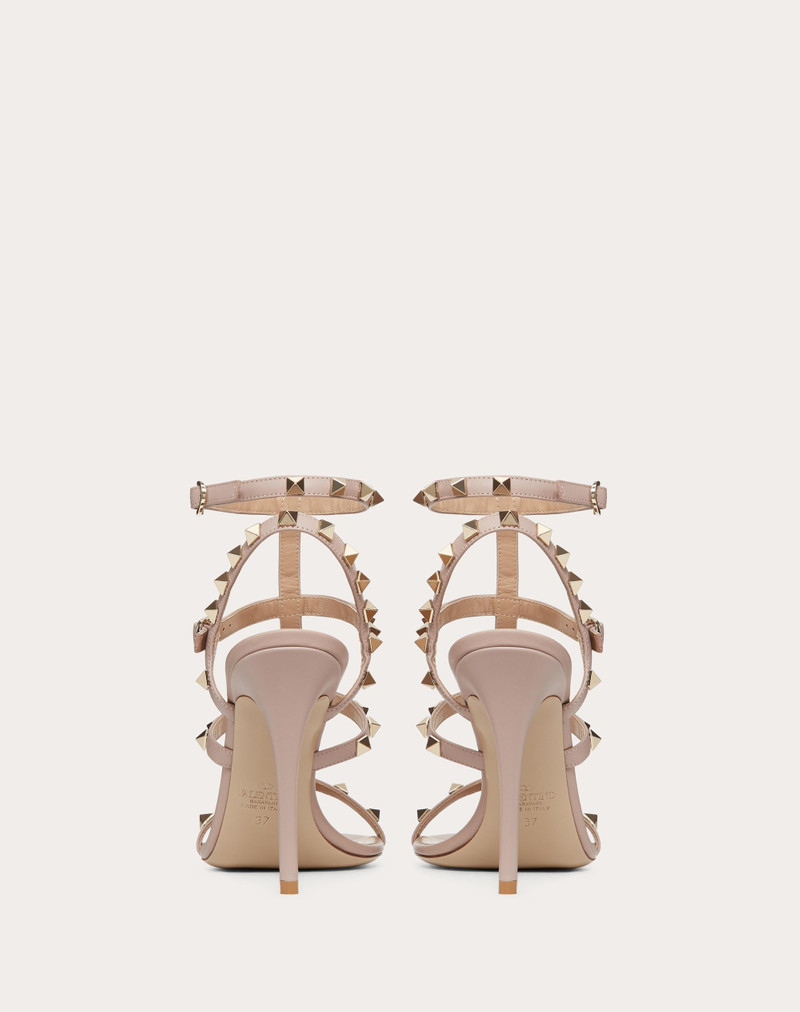 ROCKSTUD CALFSKIN ANKLE STRAP SANDAL 100 MM 3