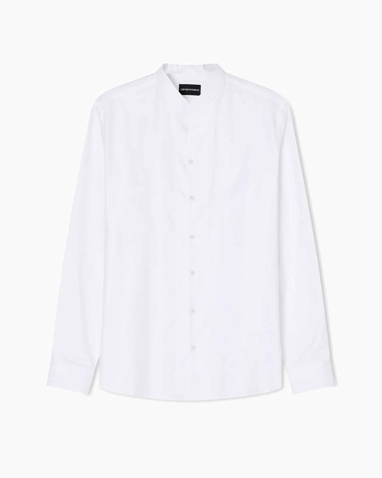 ARMURE COTTON SHIRT WITH GURU COLLAR - 1