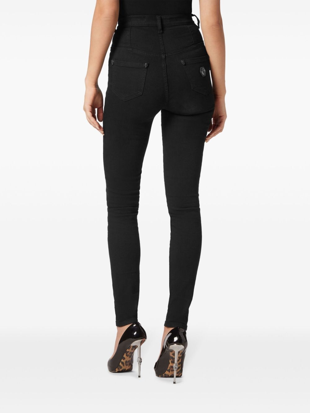 high-rise skinny jeans - 4