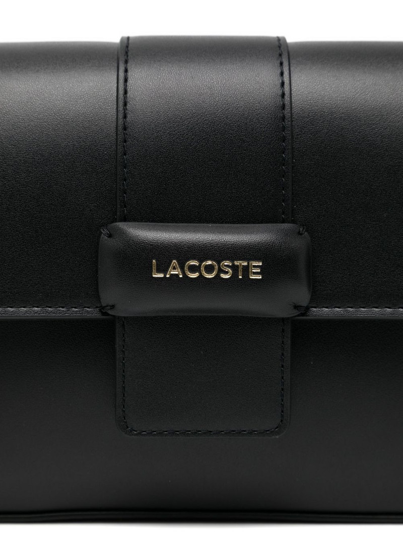 logo-appliqué flap bag 3