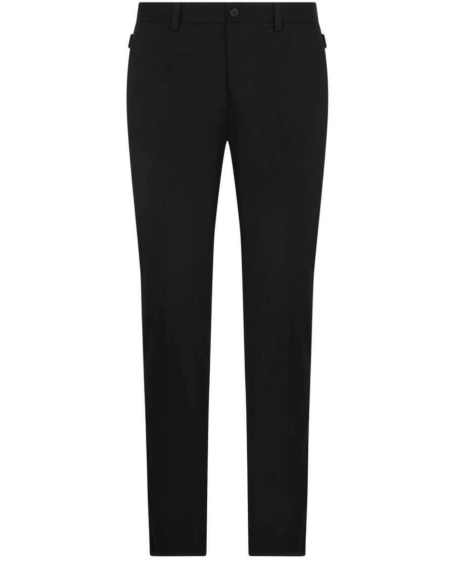 Stretch cotton pants - 1