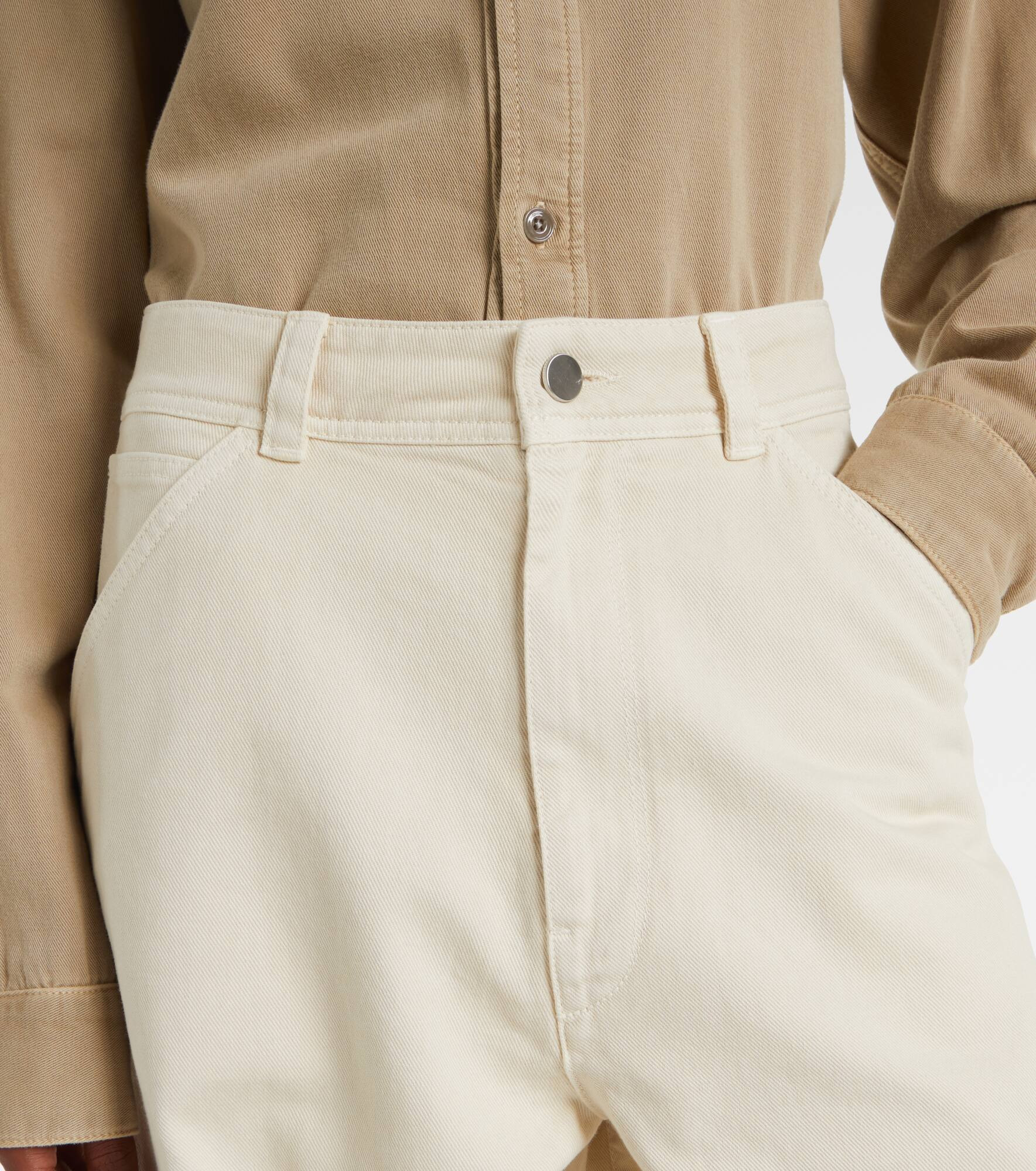 High-rise wide-leg jeans - 4