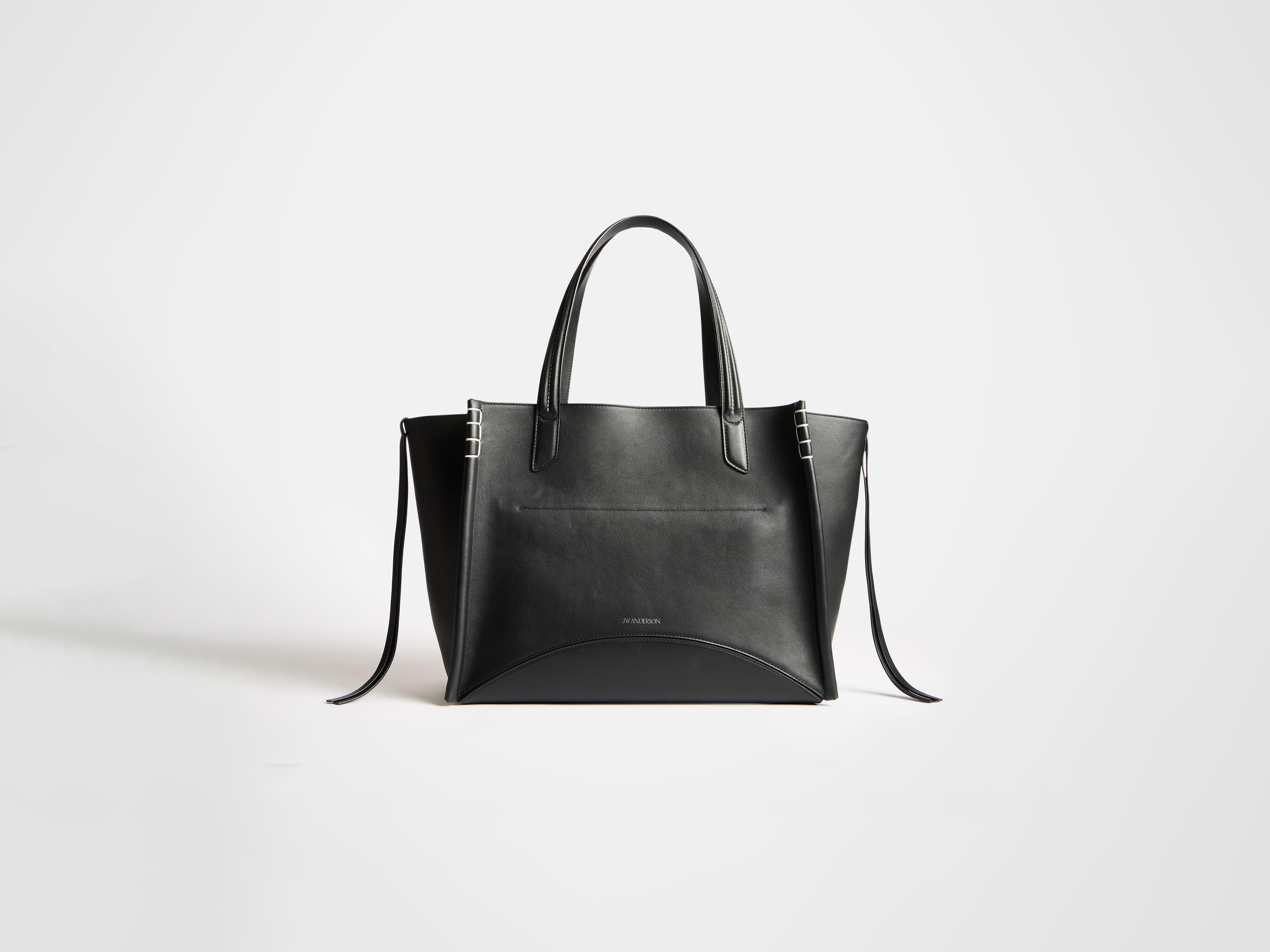 LOAFER CABAS BAG IN BLACK LEATHER - 4