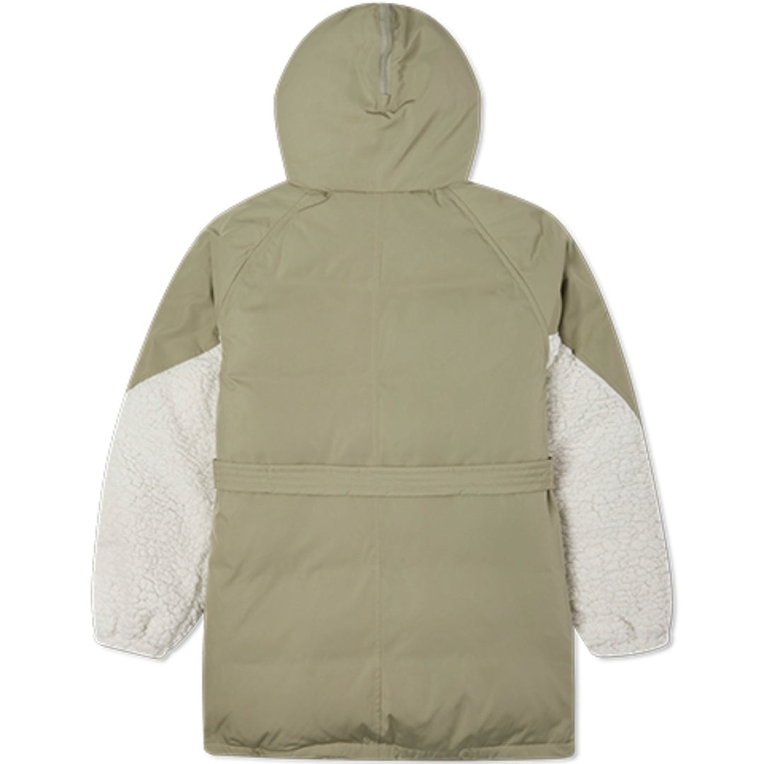 (WMNS) Converse Down Jacket 'Olive Green White' 10021987-A03 - 2