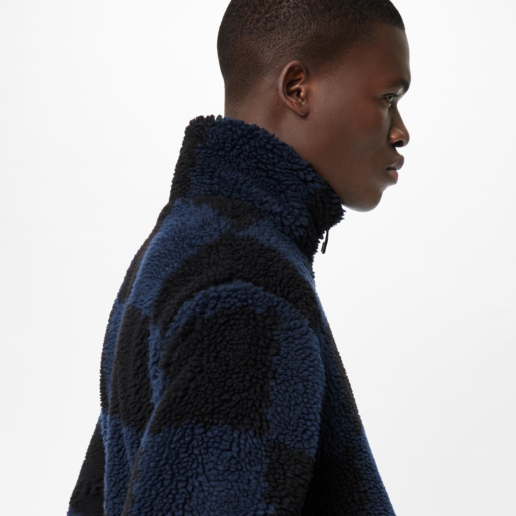 Jacquard Damier Fleece Blouson - 4