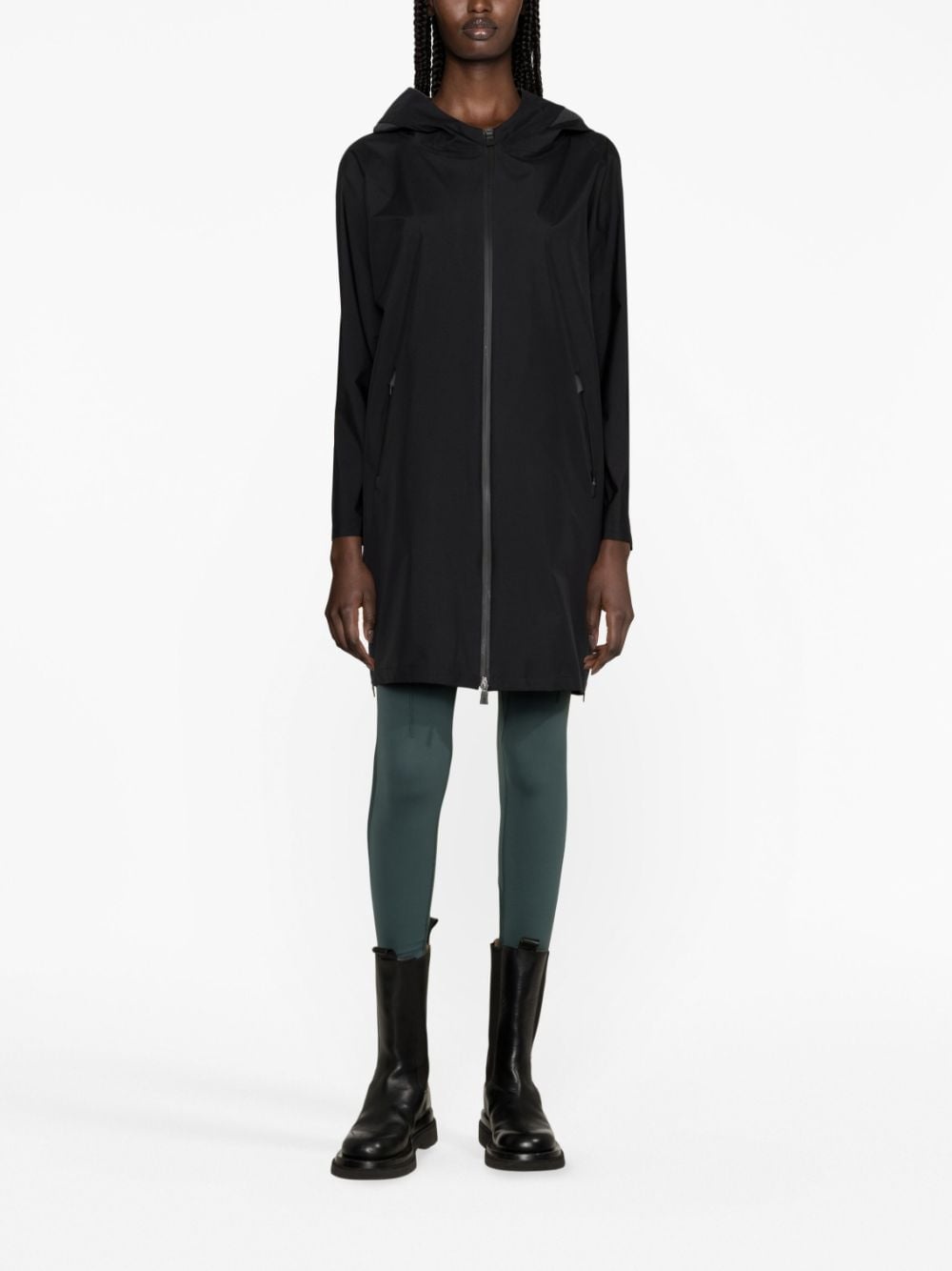 Laminar hooded parka coat - 3