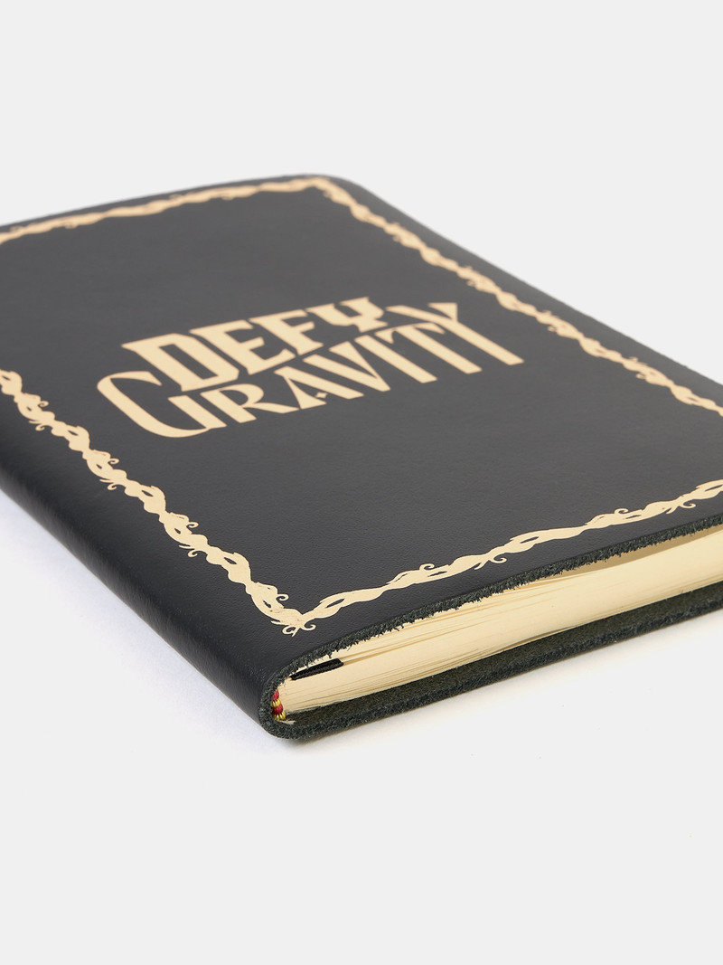 The A6 Notebook - Black with Gold Foiling 4