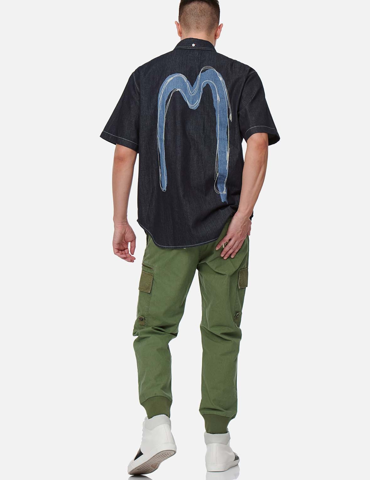 FABRIC BLOCKING CARGO JOGGER PANTS - 3
