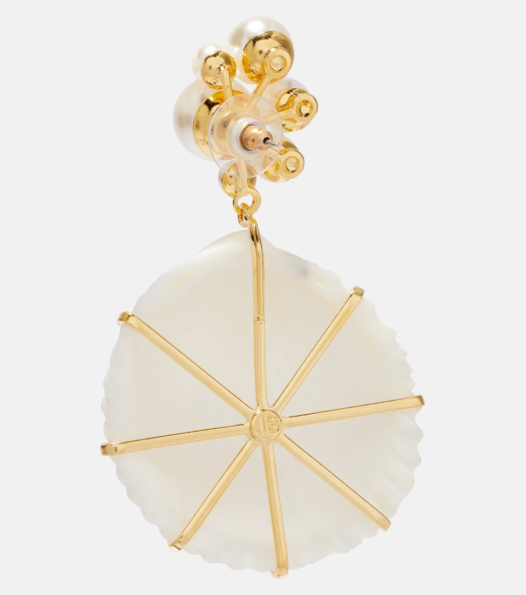 Sela faux-pearl drop earrings - 5