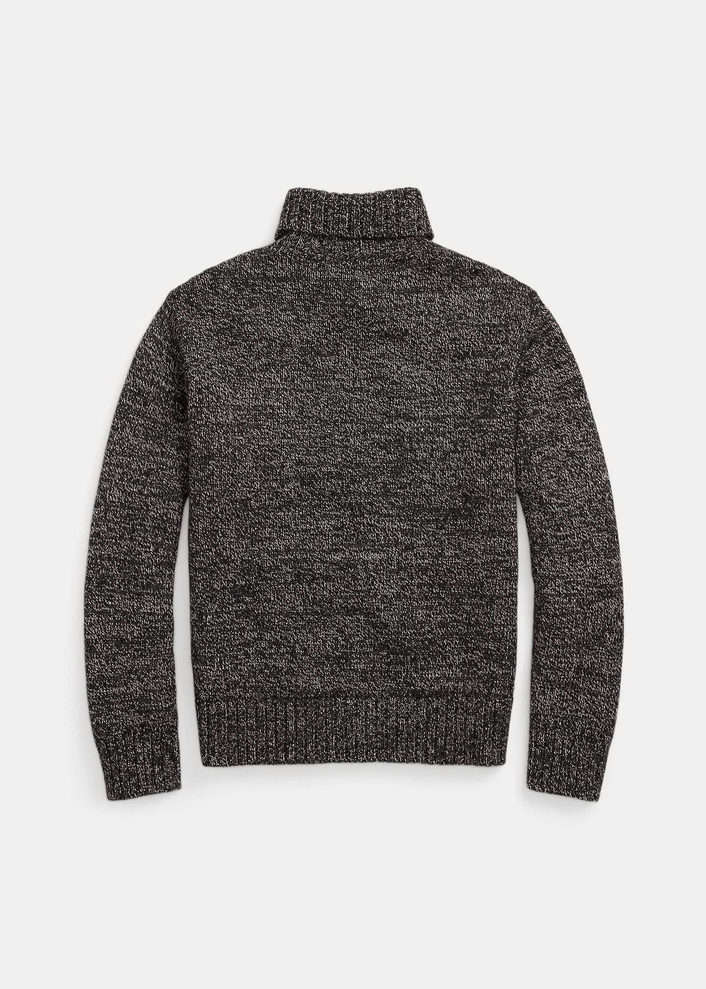 Marled Wool-Blend Turtleneck Sweater - 2