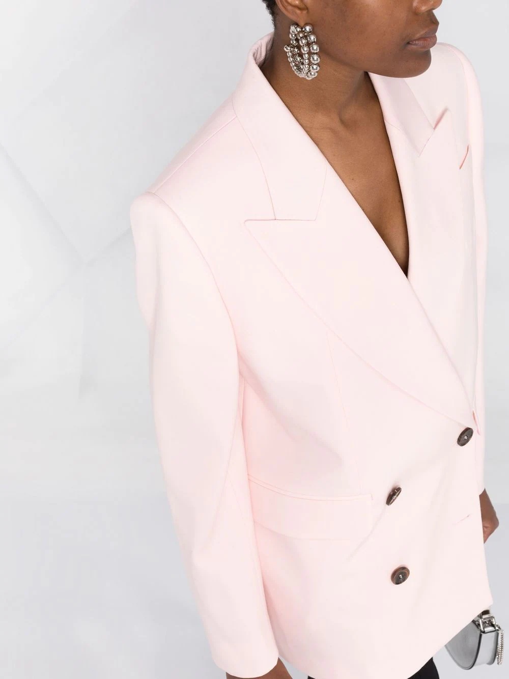 double-breasted boxy blazer - 3