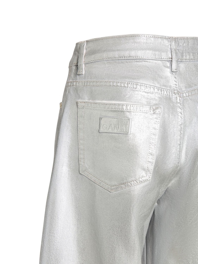 Foil coated denim jeans - 7