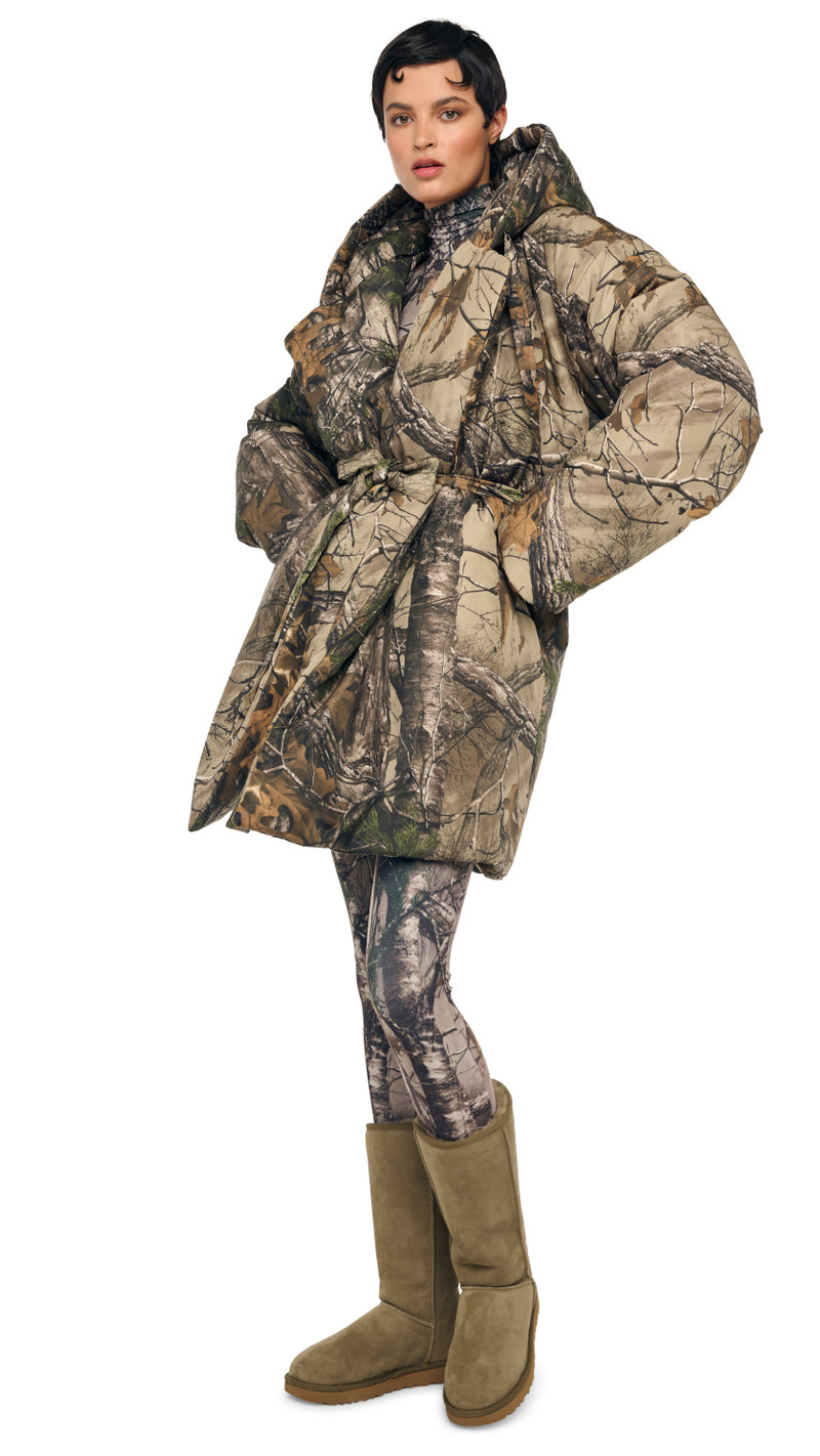 HOODED SLEEPING BAG COAT TO KNEE 6
