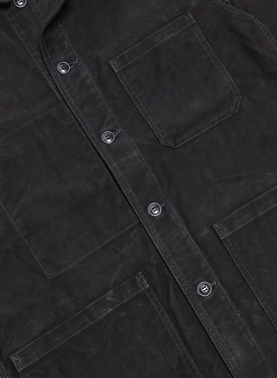 FOB Factory French Moleskin Jacket Black - 3