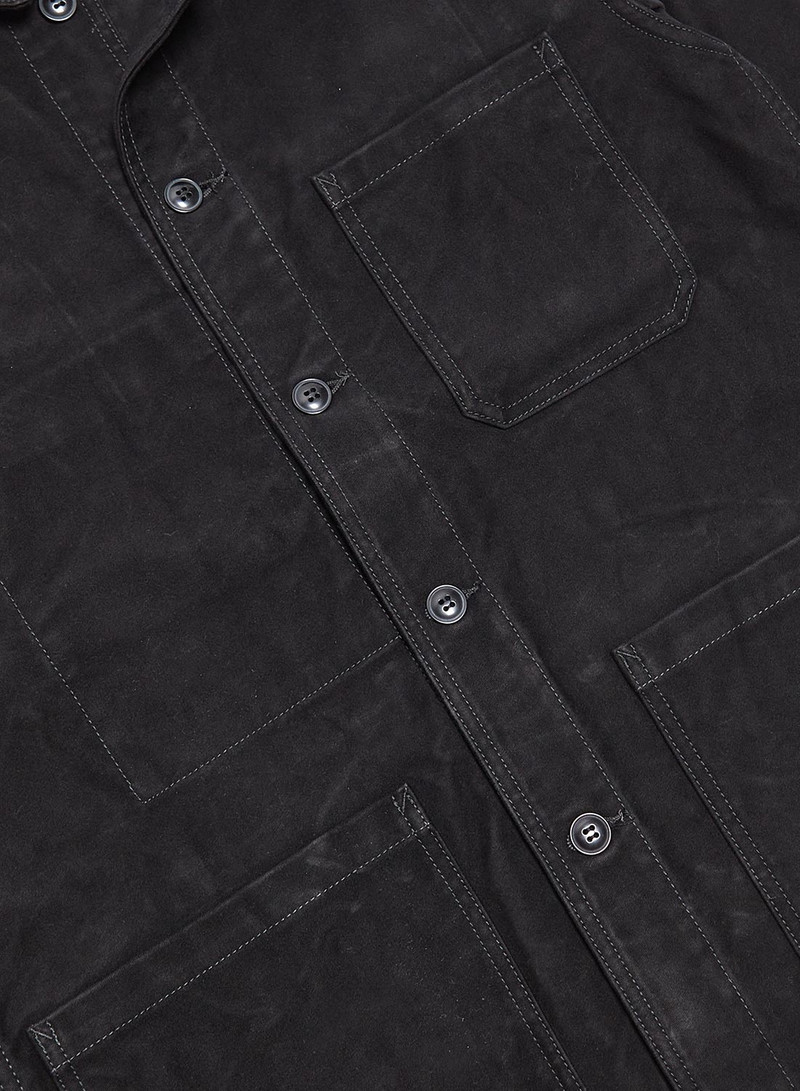 FOB Factory French Moleskin Jacket Black 3