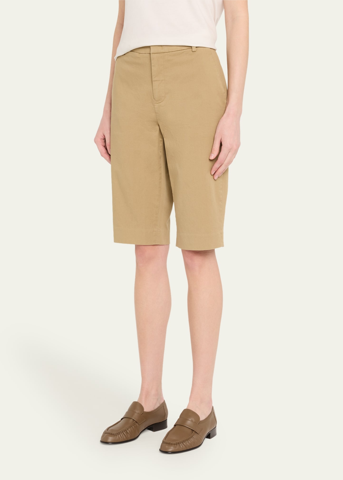 Mid-Rise Chino Shorts - 4