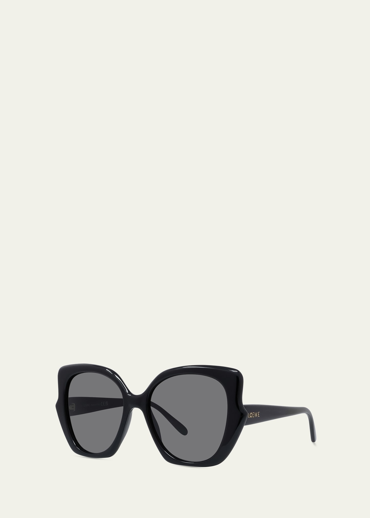 Logo Acetate Butterfly Sunglasses - 2