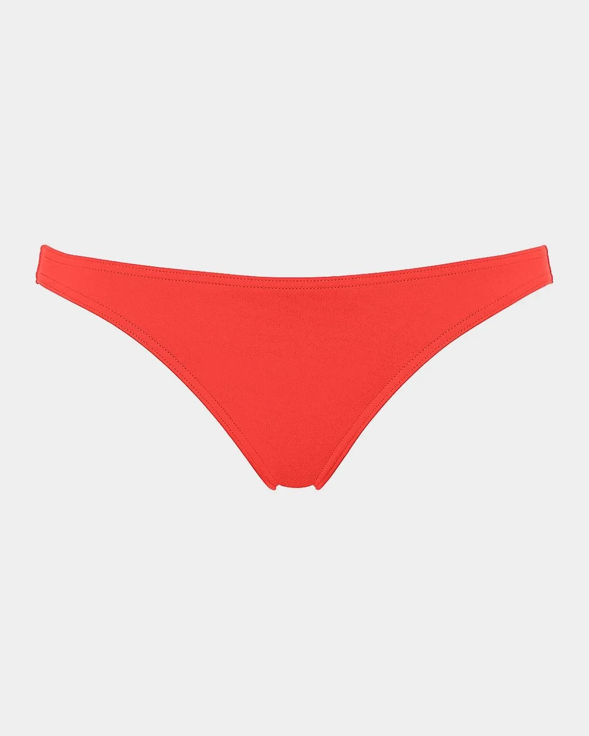 Fripon Solid Low-Rise Hipster Bikini Bottoms - 1