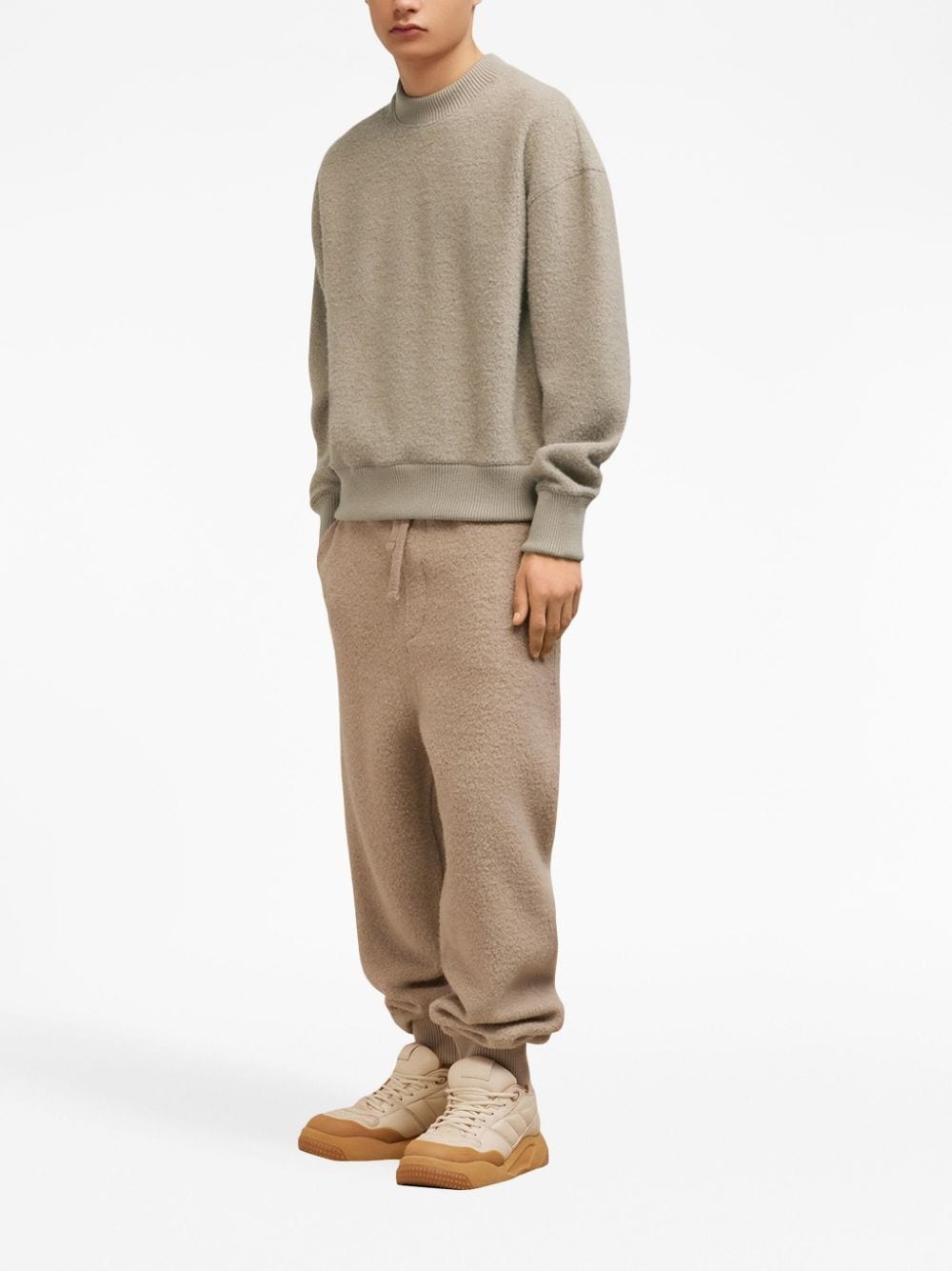 crew-neck fleece sweatshirt - 4