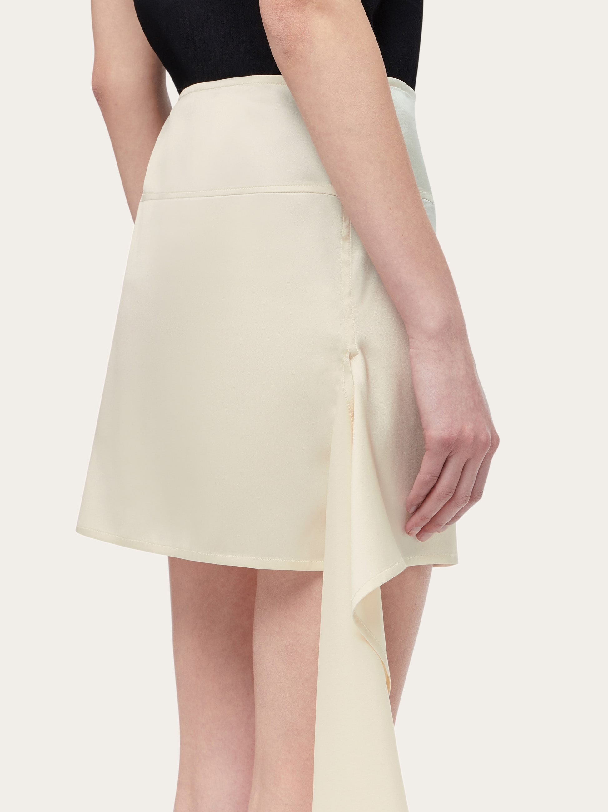Asymmetric mini skirt - 5