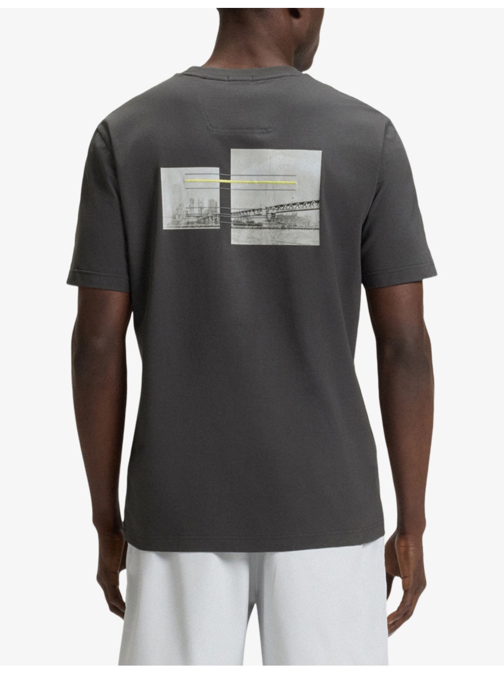 Photo-Print Short-Sleeve Stretch-Cotton T-Shirt - 4
