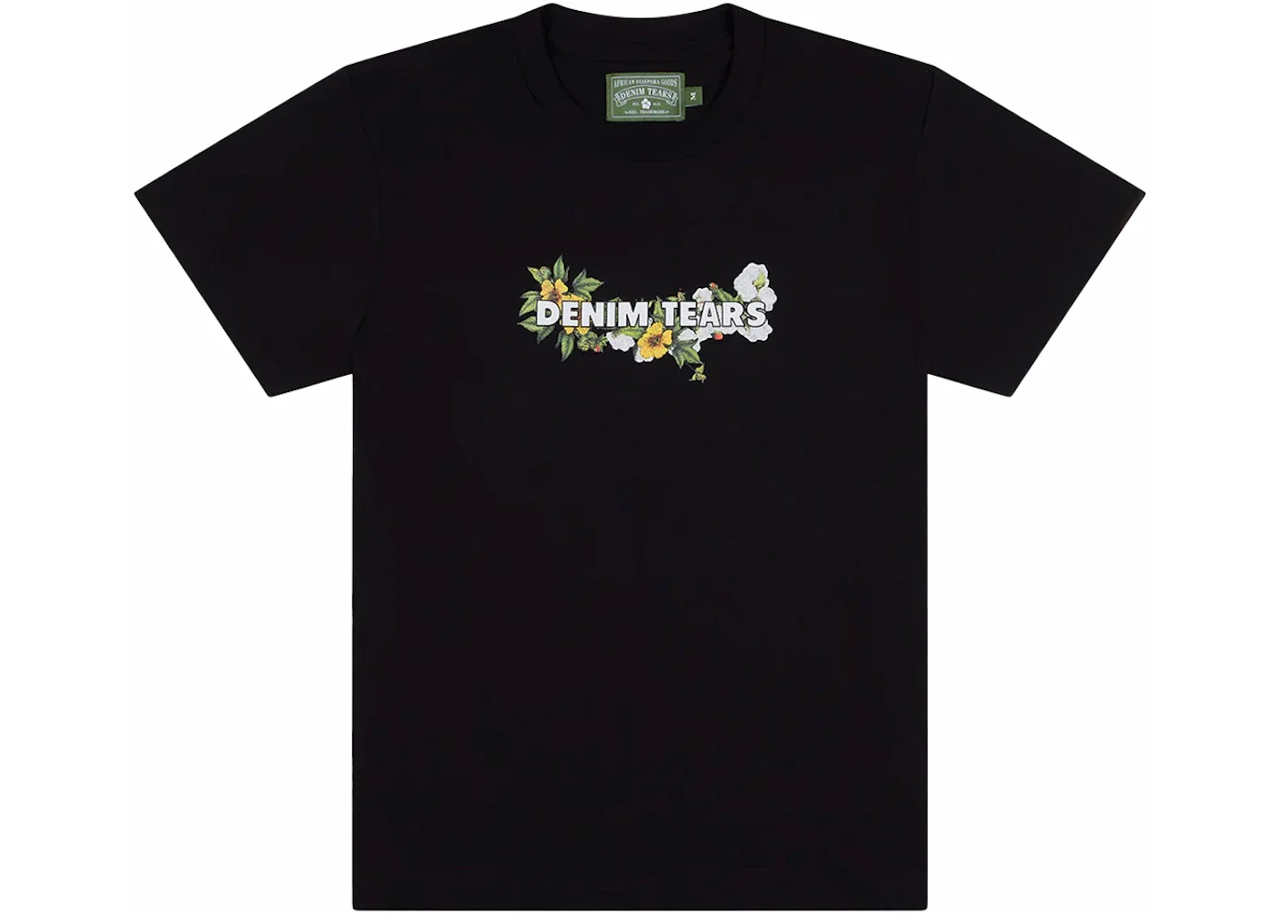 Denim Tears Logo Tee Black - 1