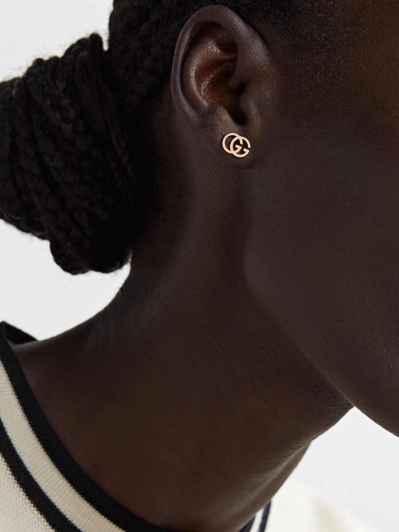 Gucci 18-karat rose gold earrings Gold - 2