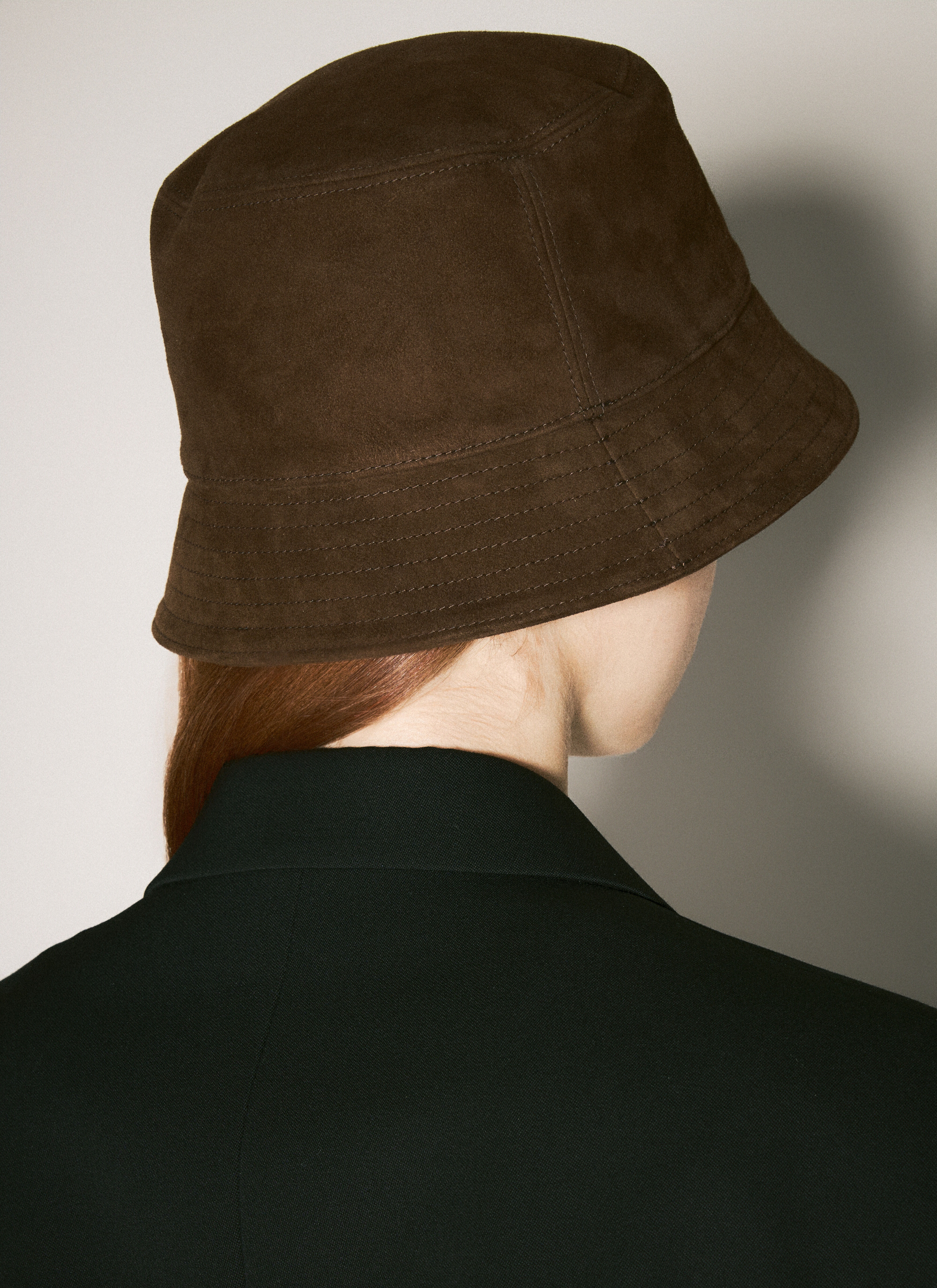 Prada Suede Bucket Hat lncc REVERSIBLE