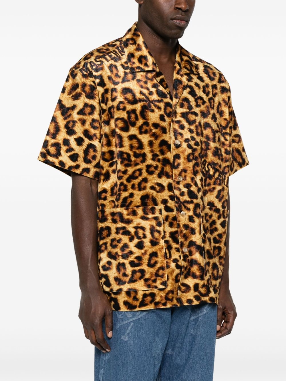 leopard-print shirt - 3