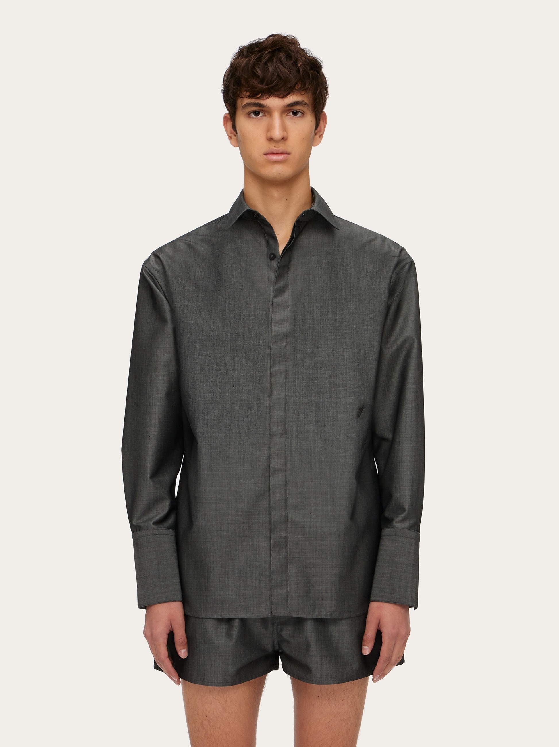 Silk and mohair shirt - 2