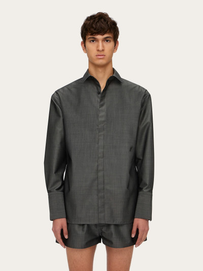 FERRAGAMO Silk and mohair shirt outlook